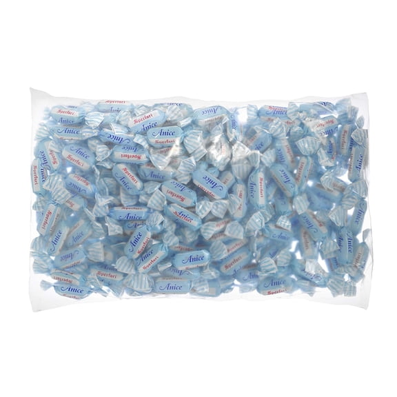 Sperlari Anise Hard Candy Bulk Bag, Individually Wrapped, 1 Kg / 2.2 Lbs Bag (1-Pack)