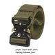 thumbnail image 3 of Cinturón elástico Cinturón de nailon con hebilla multifuncional para exteriores (verde militar), 3 of 6