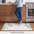 thumbnail image 5 of Watercolor Eucalyptus Doormat Outdoor Entrance 16"x24", Sage Green Aesthetic&nbsp;Floral Plant Absorb Moisture Dirt Door Mats, Non-Slip Rubber Backing Floor Mats Indoor, Low-Profile Front Door Rugs, 5 of 9