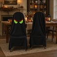 thumbnail image 5 of Halloween Ghost Chair Covers, 47 x 79 Inches Spooky Face Sign for Halloween Party Home Dining Room Office Decor, 5 of 5