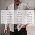thumbnail image 2 of Rrxhxhs Mens Cardigan Solid Color Open Front Long Sleeve Warm Casual Knitted Sweater Cover Up with Pockets, 2 of 8
