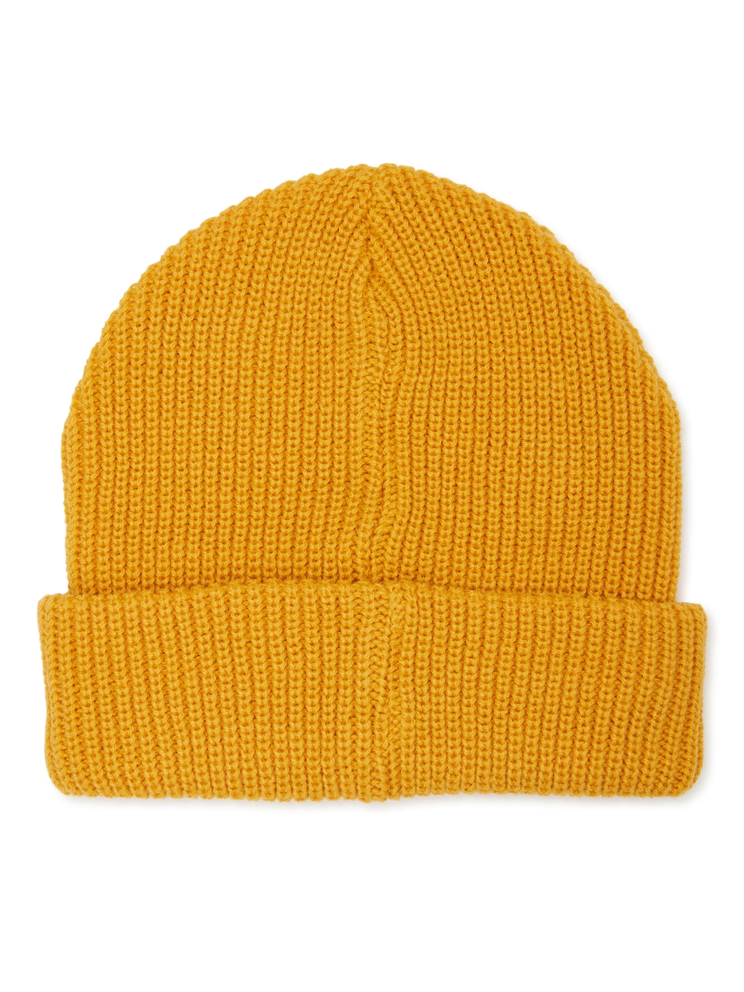 Yellowstone Embroidered Rib Knit Beanie Yellow