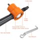 thumbnail image 2 of Cortador Eléctrico Máquina de corte de metal de dos cabezales Sierra cortadora eléctrica Nibbler (naranja), 2 of 6