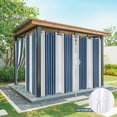 thumbnail image 6 of Lake Blue Stripes Outdoor Curtains for Patio Waterproof,Windproof Privacy Curtains with Weighted Bottom,Minimalist Abstract Vertical Lines Outside Drapes for Picnic Garage Yard Cabana 54"x84" 1 Panel, 6 of 8