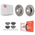 thumbnail image 1 of Transit Auto Rear Disc Brake Rotors and Semi-Metallic Pads Kit for Car 2022 BMW X3 2.0L with 330mm Diameter Rotor Without M Performance Brakes K8S-105059, 1 of 11