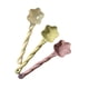 thumbnail image 5 of 3 Piezas Cucharas de Cerámica Cucharas de Sopa Lindas y Creativas para Mujeres Cucharas de Comedor de Color Esmaltado con Mango Largo Retorcido, 5 of 8