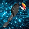 thumbnail image 7 of Retractable AV Cable 3 Color Connectors Consoles TV Output Wire, 7 of 7