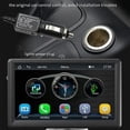 thumbnail image 4 of Pantalla Apple Carplay para automóvil, pantalla táctil estéreo portátil HD de 7 "con Android Auto inalámbrico, cámara de respaldo, receptores de audio para automóvil con control de voz, Mirror Link, B, 4 of 5
