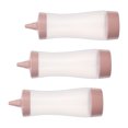 thumbnail image 2 of FELTECHELECTR 3 botellas transparentes flexibles de 350 ml: recipientes flexibles rellenables para aderezos, kétchup y salsa barbacoa. Dispensador de salsas para picnic y camping., 2 of 6