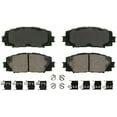 thumbnail image 3 of Detroit Axle - 6pc Brake Pads Brake Shoes for 2012-2018 Toyota Prius C 2013 Scion IQ Front Ceramic Brake Pads Rear Semi-metallic Brake Shoes Replacement, 3 of 6
