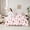 White Pink, variant on Feelyou Merry Christmas Twin Bedding Sets 7-Piece, Gingerbread Man Bedding Comforter Set, Kids Teens Boys Girls Reversible Sheet Sets, Luxury Bedroom Decor