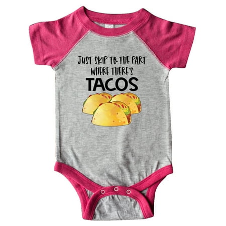 

Inktastic Just Skip to the Part Where There s Tacos Gift Baby Boy or Baby Girl Bodysuit