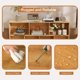 thumbnail image 4 of Yeshouse organizador de almacenamiento de 10 cubos con patas, estantería cúbica moderna independiente de 3 niveles, ideal para dormitorio, sala, oficina o exhibición de libros y objetos, 4 of 7