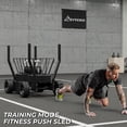 thumbnail image 2 of Syedee Fitness Push Sled, Weight Sled with 8 Adjustable Levels of Resistance, 1000 lbs Weight Capacity for Lower Body Burst Training, 2 of 9