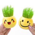 thumbnail image 2 of Maceta de cerámica con expresión sonriente, macetas de flores suculentas con dibujos animados, 6 uds. (calibre 4cm, diámetro 6,5 cm, altura 5,5 cm), 2 of 5