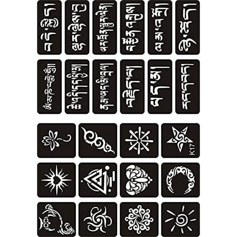 Kotbs 6 Sheets Semi Permanent Tiny Tattoo Stencils, 158pcs Henna Girls & Boys Tattoo Stencil Temporary Tattoos for Kids Body Art Template - Walmart.com kotbs-6-sheets-semi-permanent-tiny-tattoo-stencils-158pcs-henna-girls-boys-tattoo-stencil-temporary-tattoos-for-kids-body-art-template-walmart-com