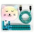 thumbnail image 4 of Skylar Kit de accesorios para teléfonos inteligentes para niños de 3 piezas: trípode flexible, 6 pies. Cable de carga, estuche de transporte de gato de peluche (Lucky Kitty) - Vlogging, kit de influen, 4 of 5