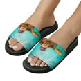 thumbnail image 5 of GZHJMY Stylish Slides for Women Men, Underwater Turtle Soft Flexible Slip-on Sandals Slippers, 5 of 7