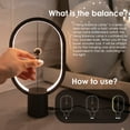 thumbnail image 4 of Heng Balance lamp, DesignNest, Allocacoc, Switch on in mid-air, USB Powered LED Table lamp, magneticDesk lamp, Warm Eye-Care Lamp, Contemporary Soft Light, Office, Home (Mini Dark Grey), 4 of 11