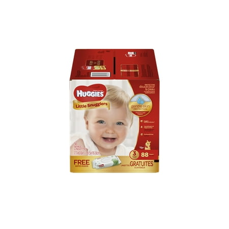 UPC 036000460216 product image for Huggies Little Snugglers Diapers Super Pack with Free Bonus Wipes (Choose Your S | upcitemdb.com