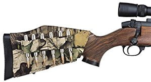 Mossy Oak Black 5 Shell Holder Butt Stock Shotgun Shell Buttstock Holder 