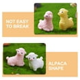 thumbnail image 6 of 8Pcs Mini Alpaca Figurines Miniature Resin Animal Figurine Landscape Mini Alpaca Decor, 6 of 7