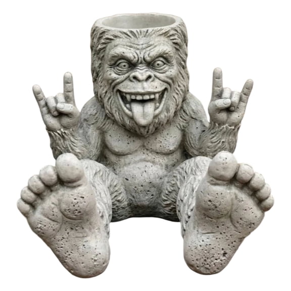 Bomd Rebel Garden Planter – Wild, 2026 Handcrafted Succulent Statue Outdoor Decor Funny Sasquatch Flower Pot for Patio Lawn Yard Office Desk Home Gift for Lovers(1pc)