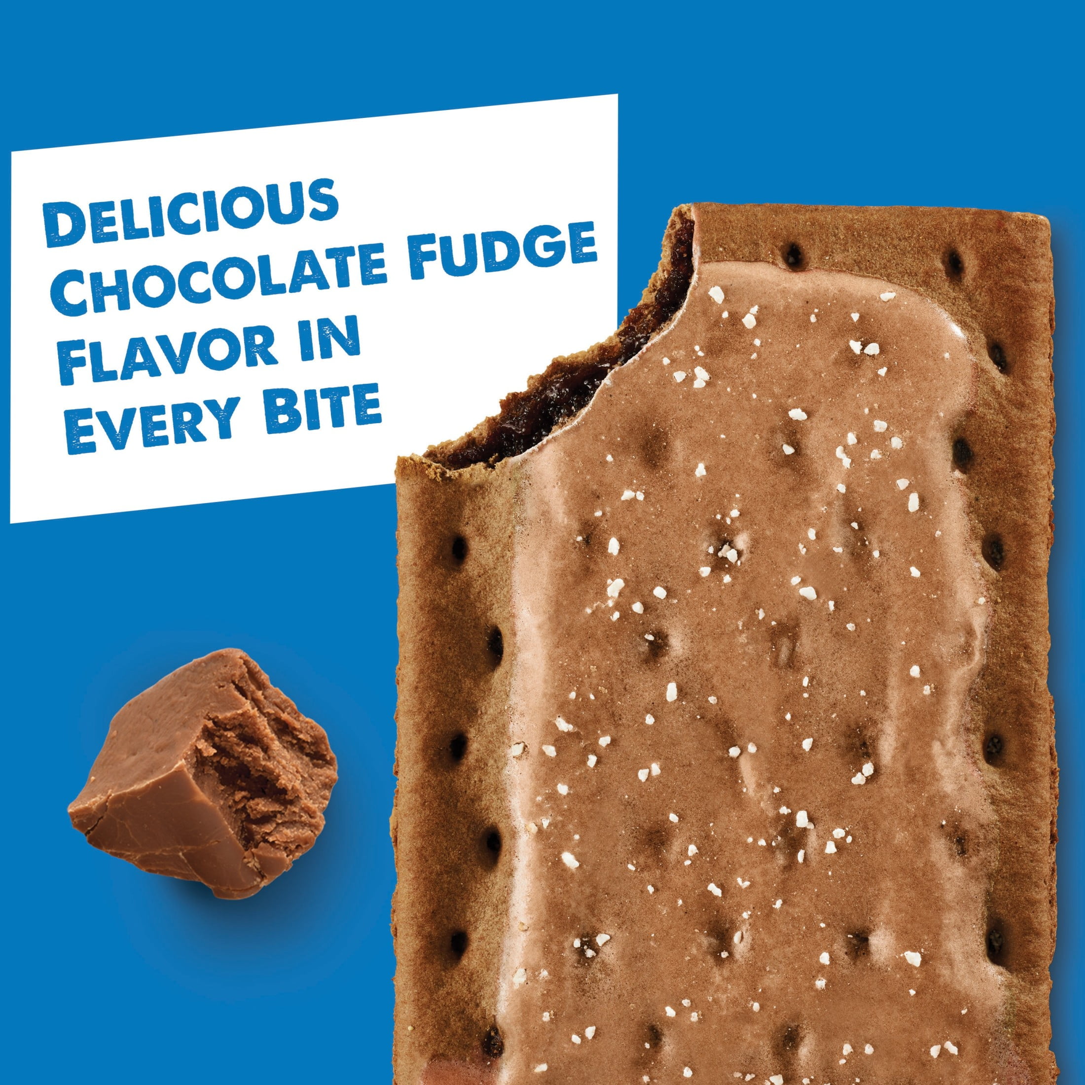 (6 pack) Pop-Tarts Frosted Chocolate Fudge Toaster Pastries, Breakfast Foods, Shelf-Stable, 13.5 oz (8 Count)