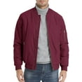 thumbnail image 3 of TACVASEN Mens Jackets Windproof Bomber Casual Padded Full Zip Coats Wine Red S, 3 of 7