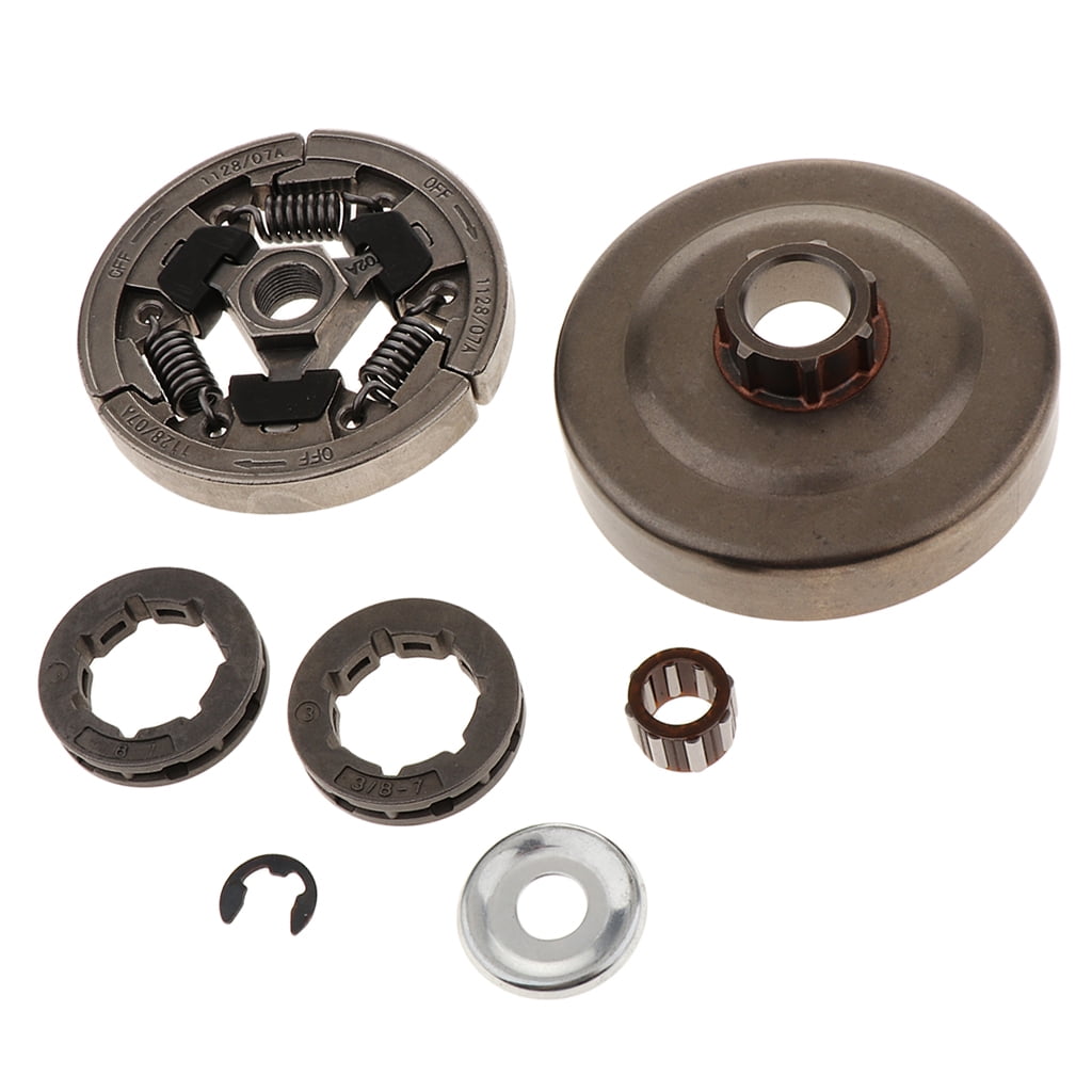 Fzaqwen 3/8 Inch 7T Clutch Drum Bearing Kit for 036 MS360 Lawn Mower Replacement Parts
