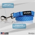 thumbnail image 4 of Mila & Maia Dog Collar and Leash Sets, Collar and Leash for Medium Dogs, Vivid Blue, Includes a Poop Bag Dispenser and Holder, M, 4 of 7