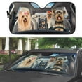 thumbnail image 4 of 3D Yorkshire Terrier Windshield Sunshade Universal Fit Cars Suv Truck, 4 of 6