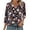 #244-Multicolor, variant on Roncen 3/4 Length Sleeve Womens Tops with Button Cuffs Dressy Casual V Neck Summer Outfits Spring Fashion Clothes 2026