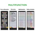 thumbnail image 3 of Godery Daily Schedule Pocket Chart, 13+1 Pocket, Scheduling Pocket Chart, 18 Dry-Eraser Cards, Educational Charts, 3 of 5