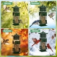 thumbnail image 6 of BN-LINK Squirrel Proof Bird Feeder, Metal Bird Feeder with 4 Ports, Chewing Proof& Rust-Resistant, 3 lb Capacity, Outdoor Hanging Birdfeeder for Wild birds,Green, 6 of 6