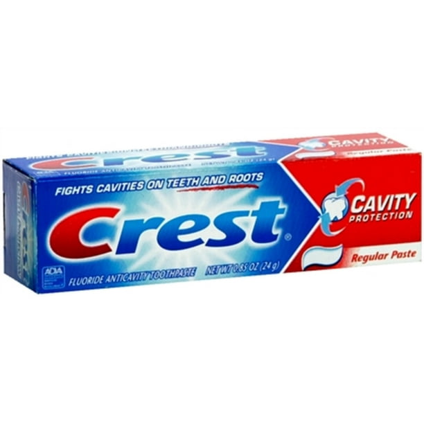 Crest Toothpaste Regular 0.85 oz (Pack of 3) - Walmart.com - Walmart.com