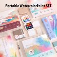 thumbnail image 2 of Set de pintura acuarela Xipan de 16 colores, kit de viaje, 2 of 7