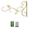 thumbnail image 4 of Indoor and Outdoor Wall Type Plant Pot Hanging Bracket Hanger Metal Hook, 4 of 9