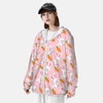 thumbnail image 3 of Sikiie Rabbit And Carrot Print Adult Sun Protection Hoodie, Long-sleeved Quick-drying Sun Protection Clothing, Suitable for Fishing, Swimming and Outdoor Activities-Small, 3 of 7
