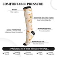 thumbnail image 2 of Sikiie Cute Duck And Flower 1 Pairs Compression Socks for Men and Women 15-20 mmHg Running Support Socks, 2 of 7