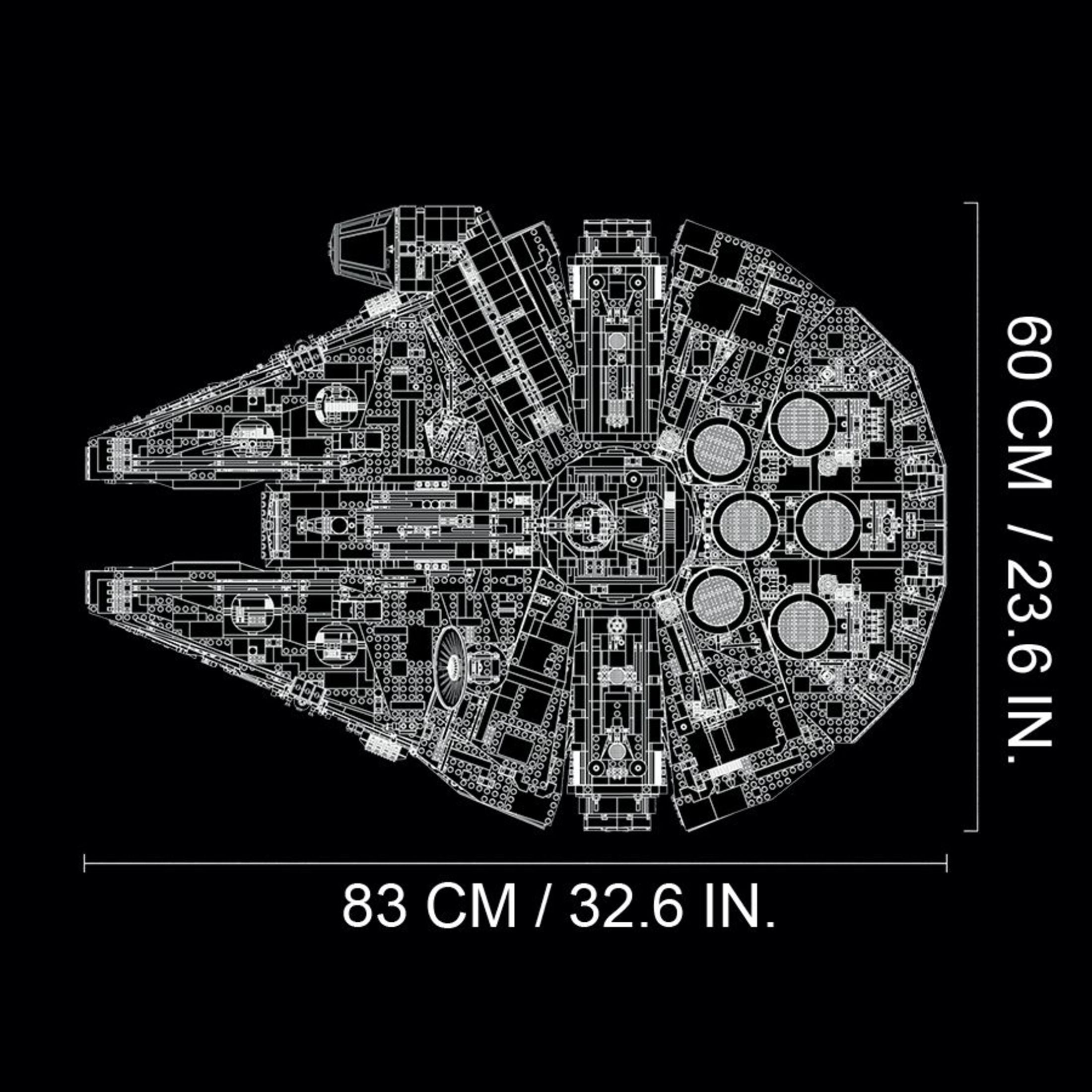 LEGO Star Wars Millennium Falcon Set 75192 Expert Build for Kids and Adults Movie Collectible Walmart