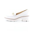 thumbnail image 2 of Naturalizer Women's Dylan Slip-On Loafer Heels Satin Pearl Leather 11M, 2 of 8