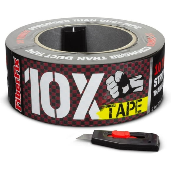 FiberFix 10X Tape - Repair Tape 100x Stronger Than Duct Tape - 2" (1 Roll)
