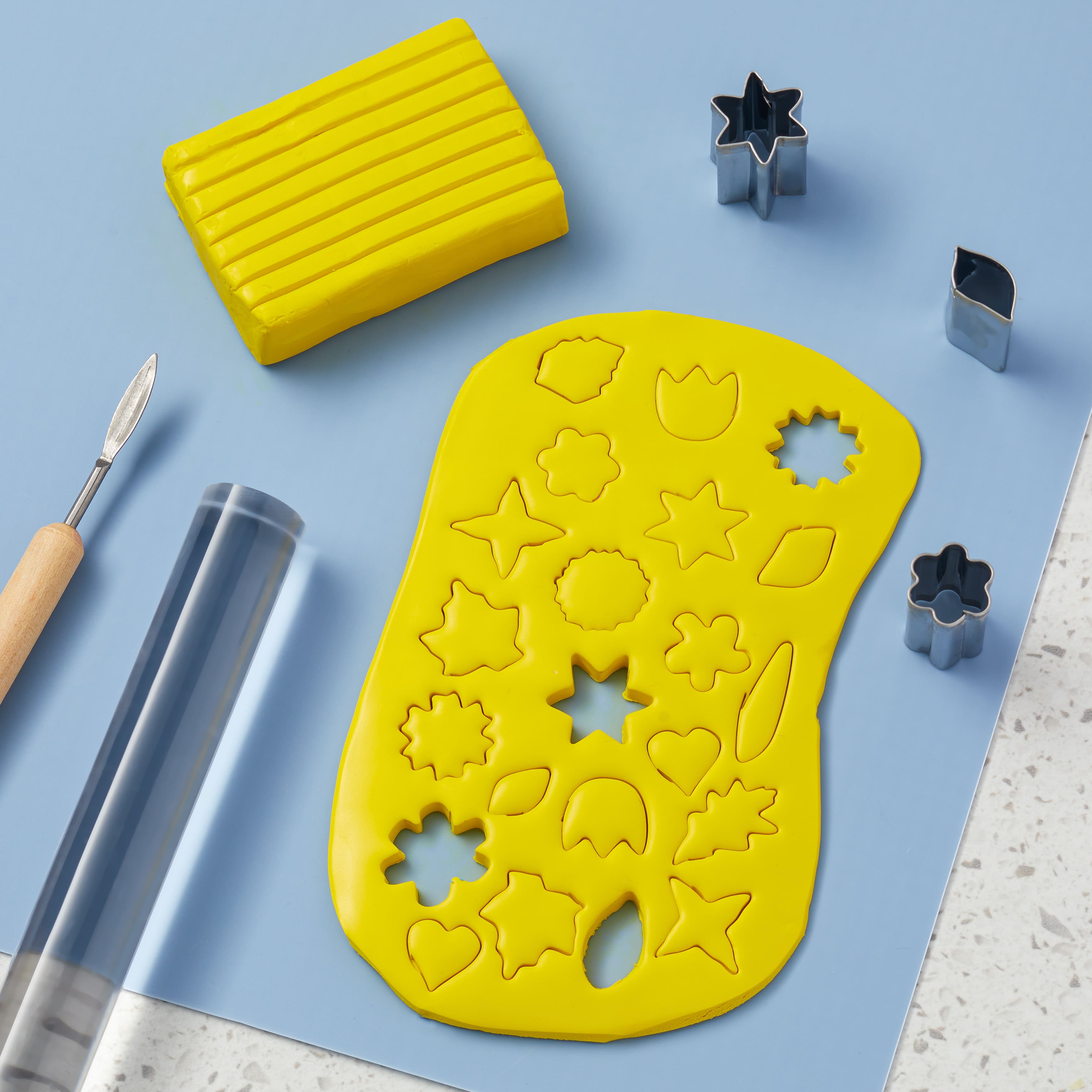Bulk Buy 6lb Yellow Craft Smart Polymer Clay 6 Pack 