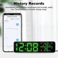 thumbnail image 5 of Tuya Wifi Temperature and Humidity Alarm Clock Multi-Function LED Digital Clock for Living Room, Fa, 5 of 5