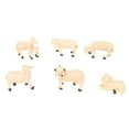 thumbnail image 2 of Mini Sheep Figurine, Strong Durable Hand Painted Miniature Sheep Figurine 6Pcs  For Trees, 2 of 8