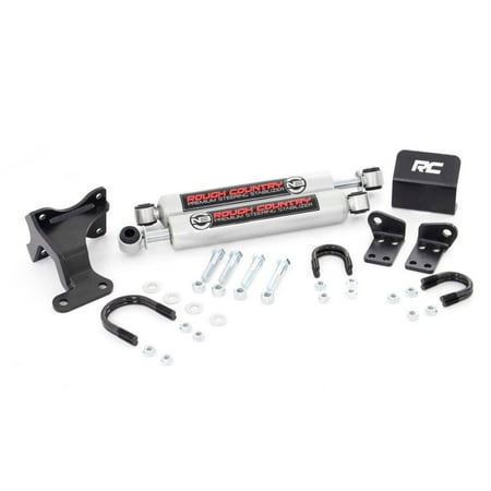- Rough Country N3 Dual Steering Stabilizer (fits) 2007-2018 Jeep Wrangler JK 8734930
