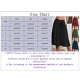 thumbnail image 2 of Womens Skirts Solid A Line Skirt With Pockets High Waist Flared Midi Skirts, 2 of 3