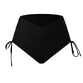 thumbnail image 5 of Sngxgn Women's Swimwear Basic Pant High Waist Brief Bathing Suit Bottom(Black,XXL), 5 of 6
