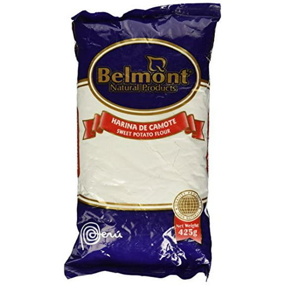Belmont Sweet Potato Flour (Harina de Camote) 15oz/Single Bag - Product of Peru